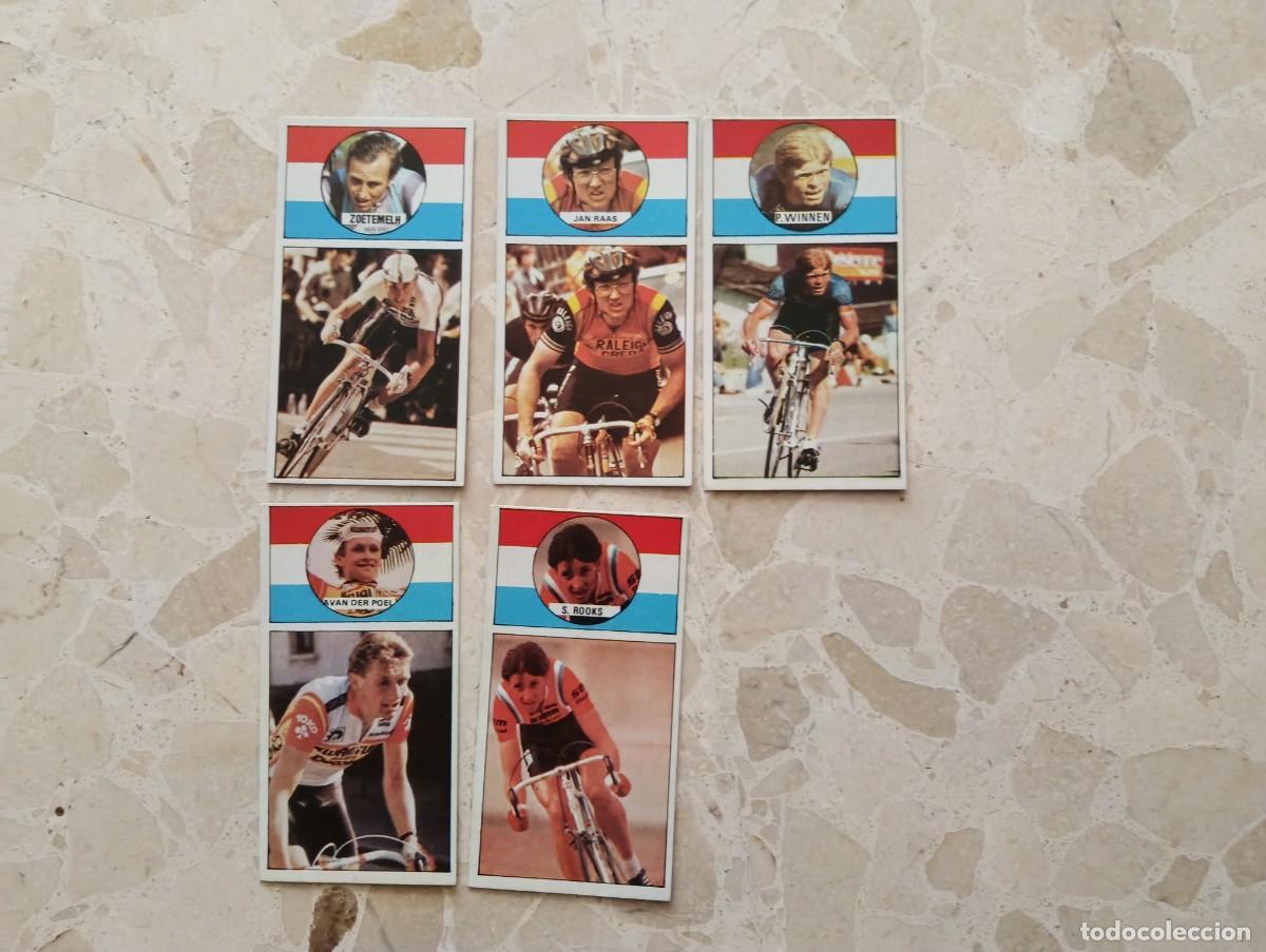 Coleccionismo deportivo: 5 CROMOS NUEVOS EQUIPO HOLANDA VUELTA CICLISTA A ESPA&Ntilde;A 1987 - ASES DEL PEDAL J. MERCHANTE