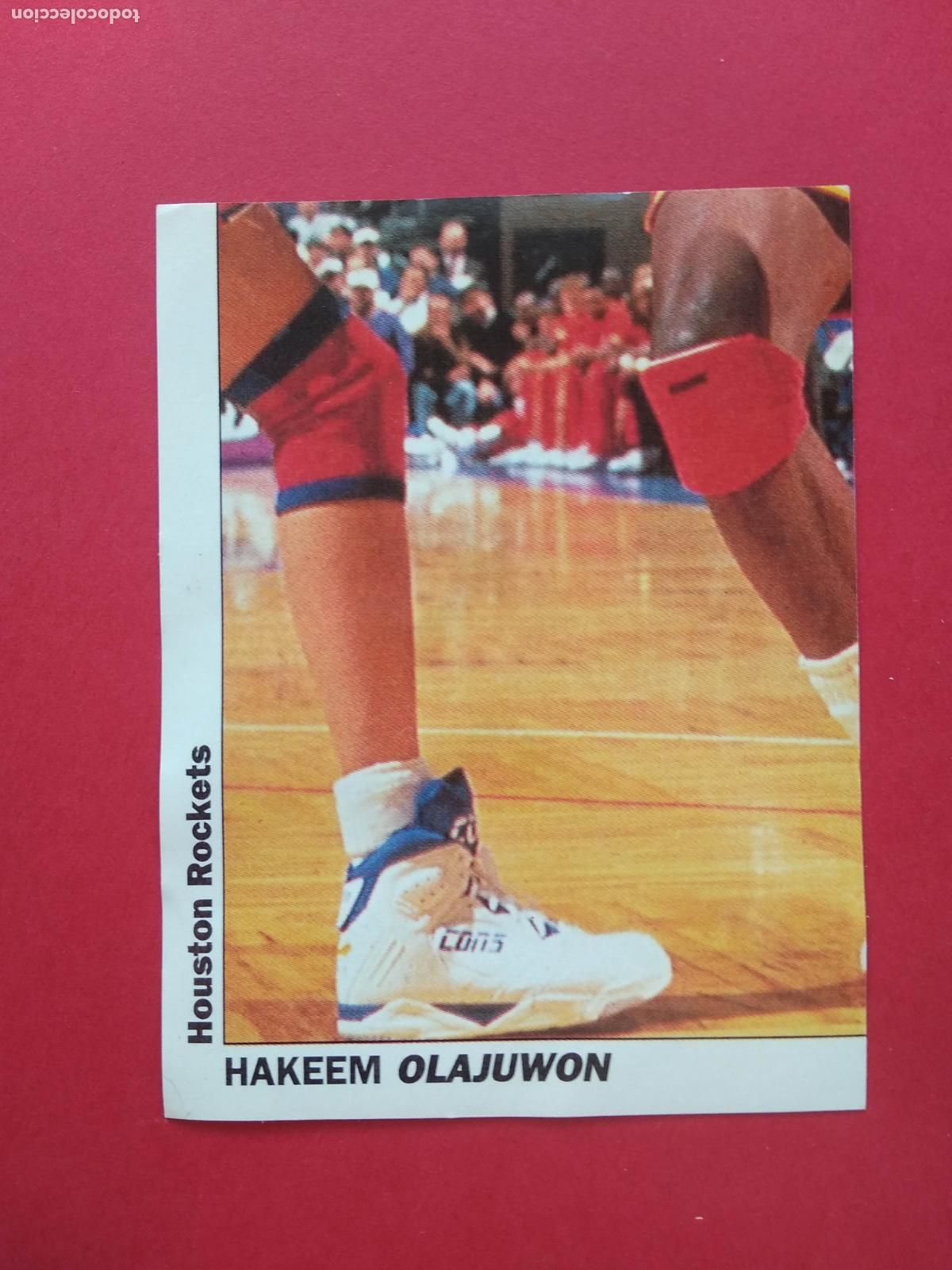Coleccionismo deportivo: SERVICE LINE ITALY AMERICAN PRO BASKETBALL USA NBA 94 95 1994 1995 HOUSTON N&ordm; 109 HAKKEM OLAJUWON