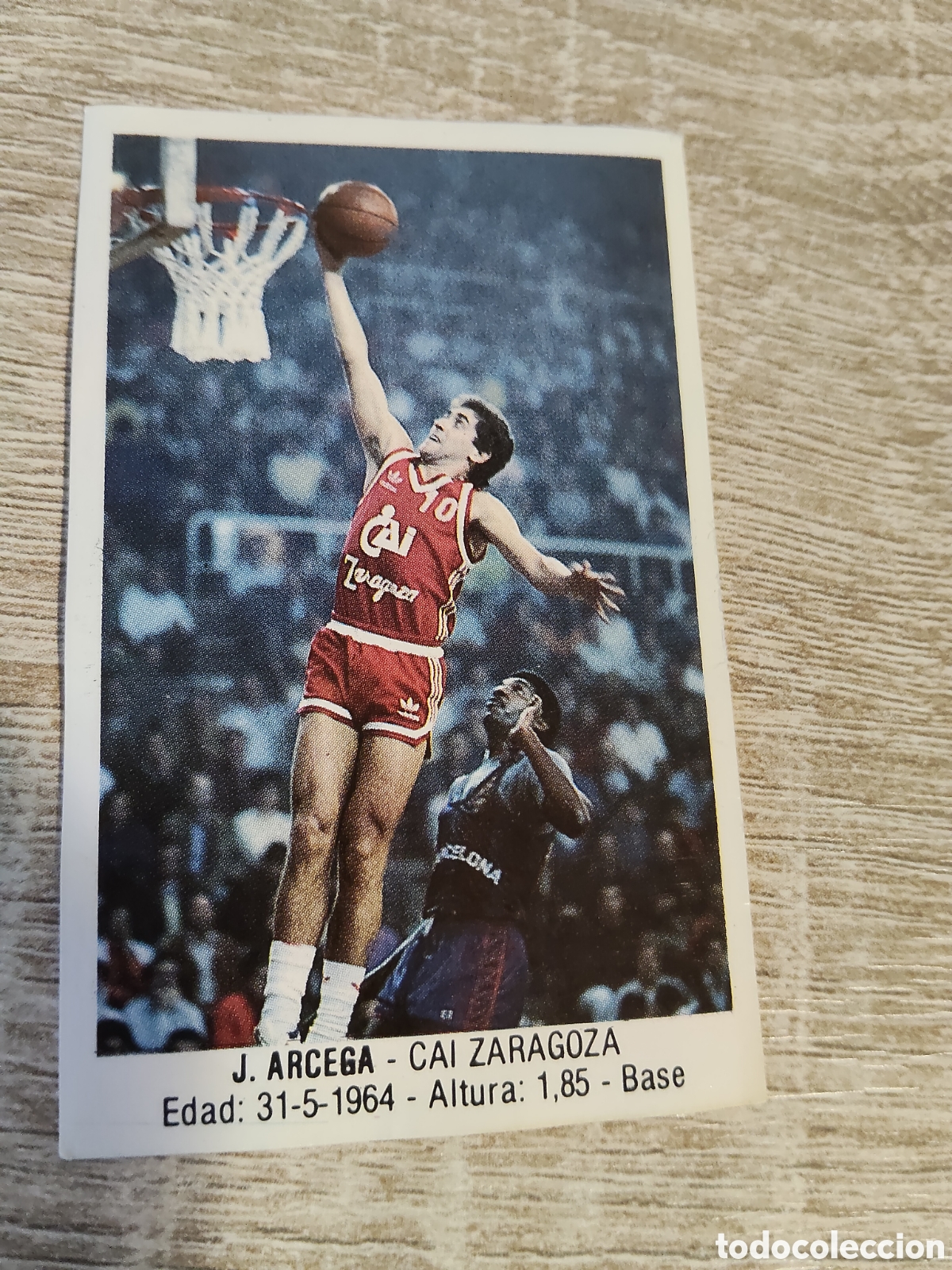 Coleccionismo deportivo: Merchante 1987 1988 87 88 22 Arcega CAI Zaragoza