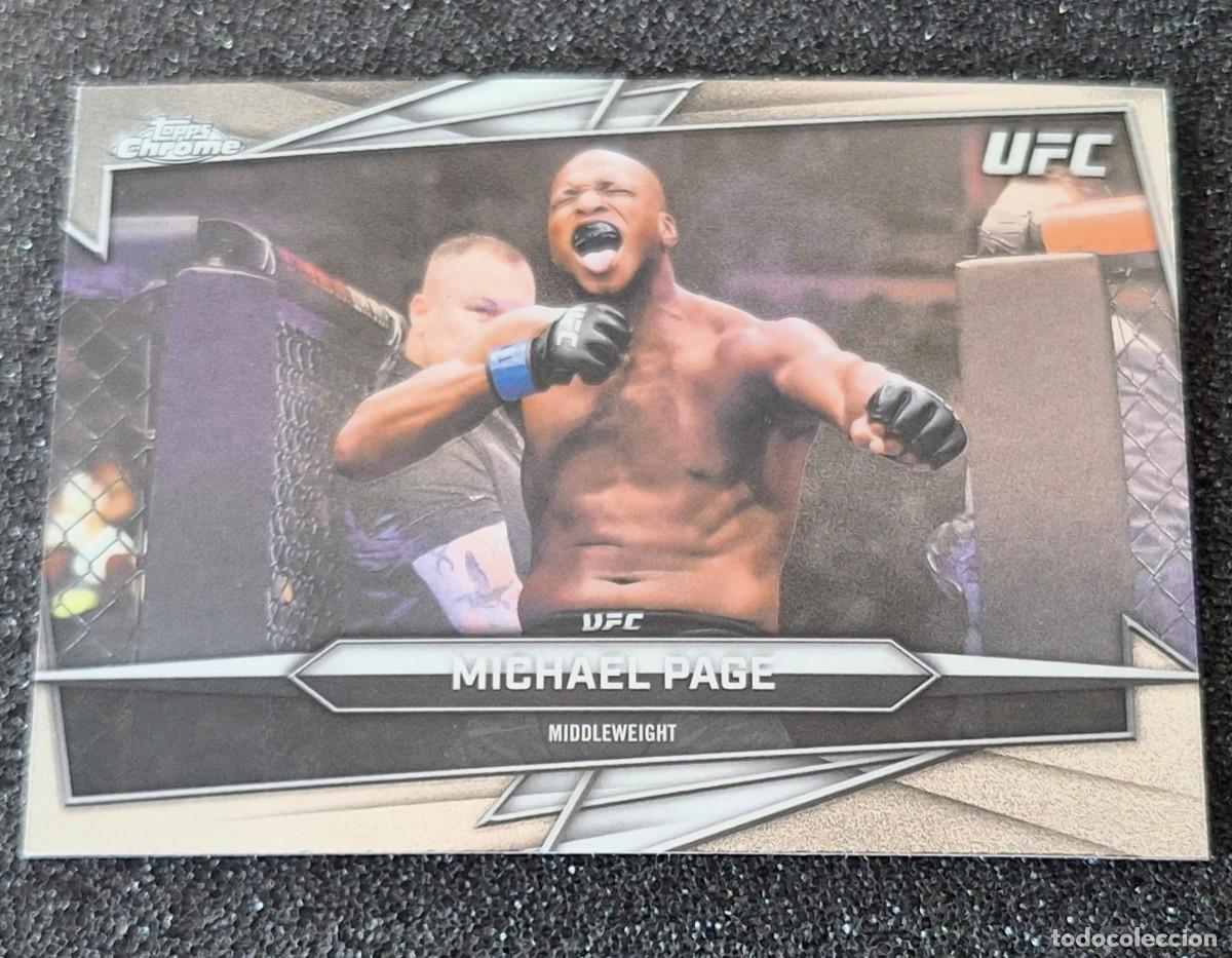Coleccionismo deportivo: Michael Page Topps Chrome UFC Middleweight #135