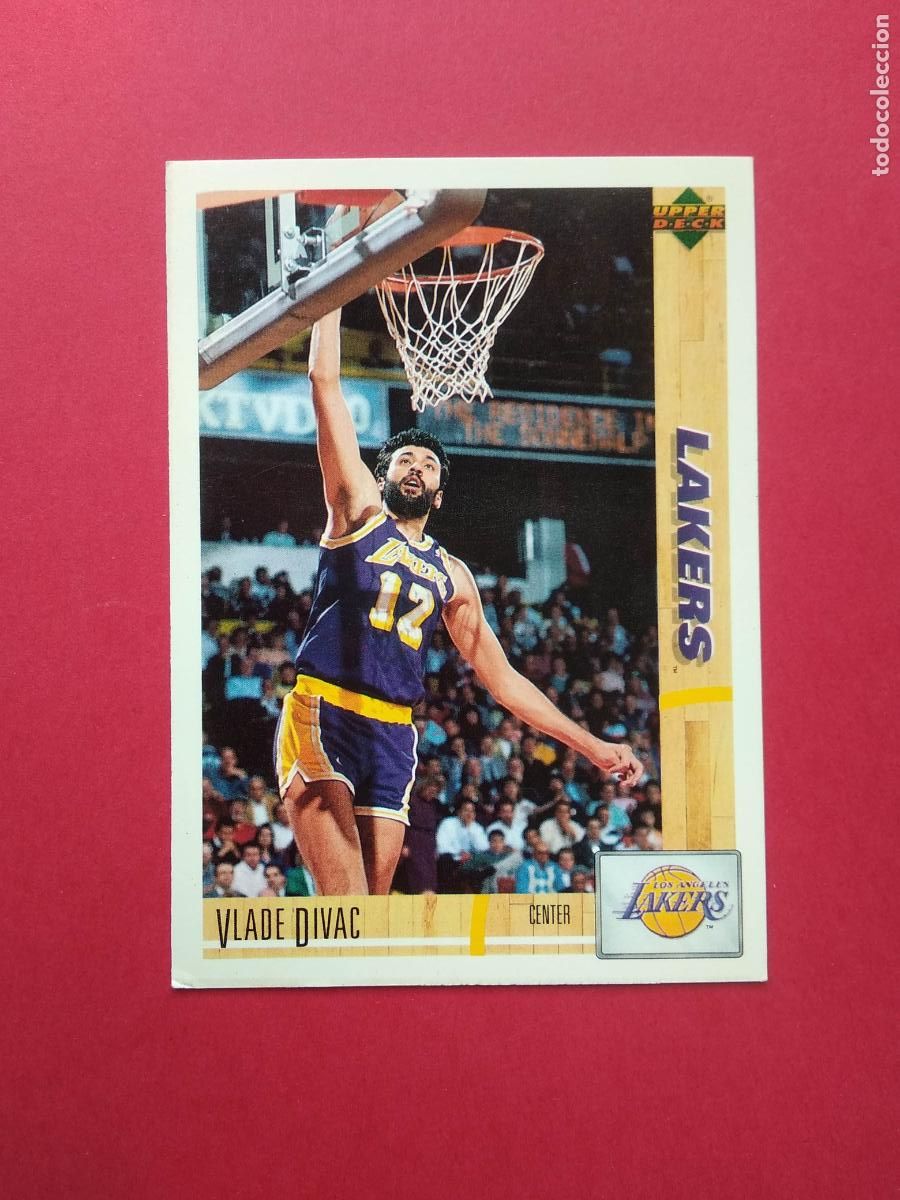 Coleccionismo deportivo: UPPER DECK NBA BASKETBALL 91 92 1991 1992 CROMO LOS ANGELES LAKERS N&ordm; 64 VLADE DIVAC