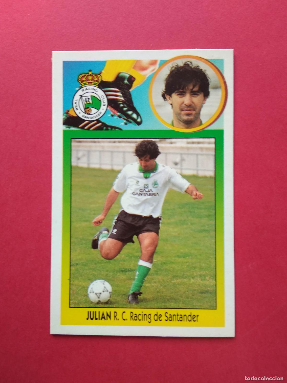 Coleccionismo deportivo: CROMO DE FUTBOL EDICIONES ESTE 93 94 1993 1994 JULIAN RACING SANTANDER DESPEGADO