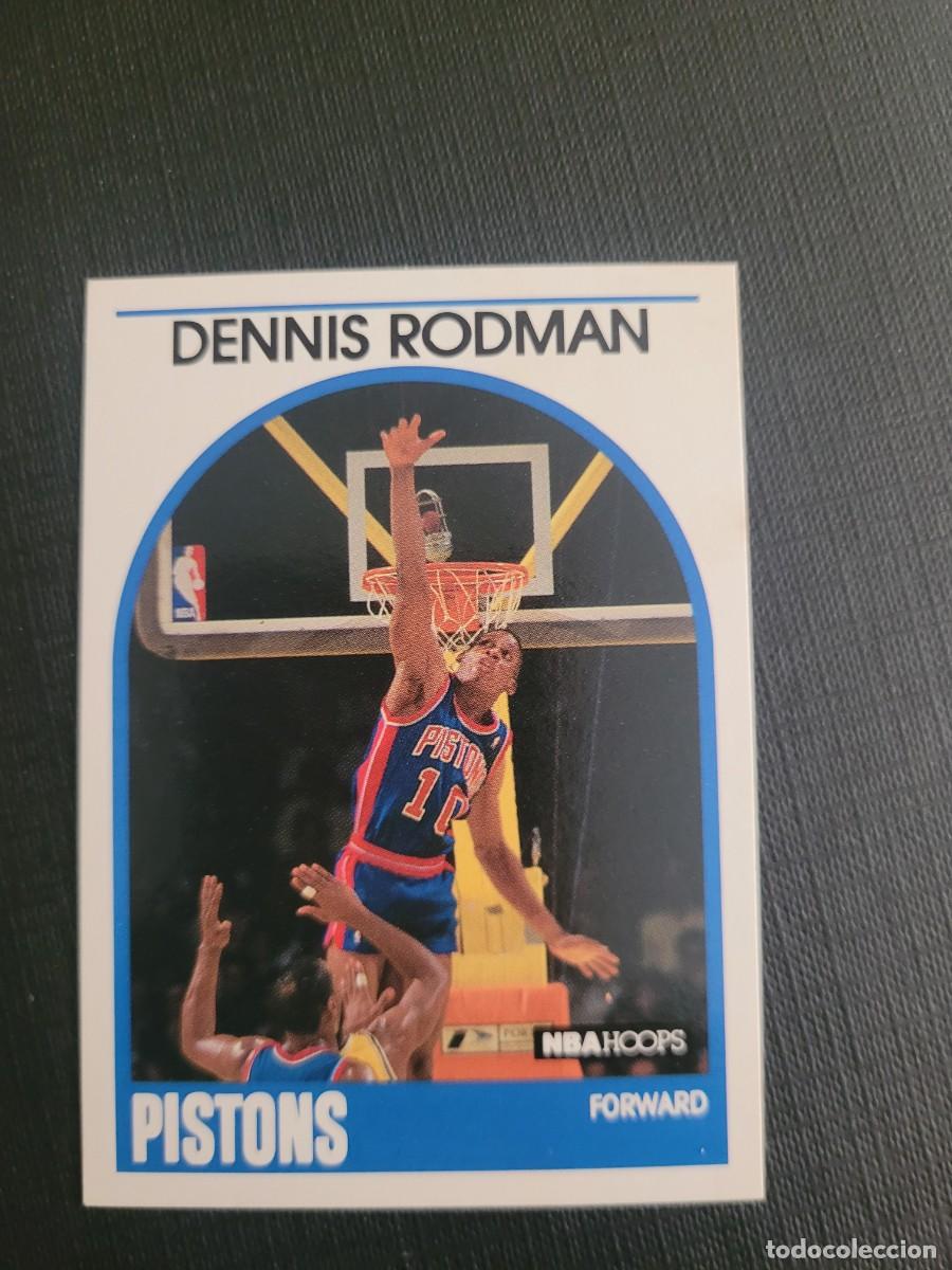 Coleccionismo deportivo: 1989 DENNIS RODMAN CARD NBA HOOPS # 211 DETROIT PISTONS