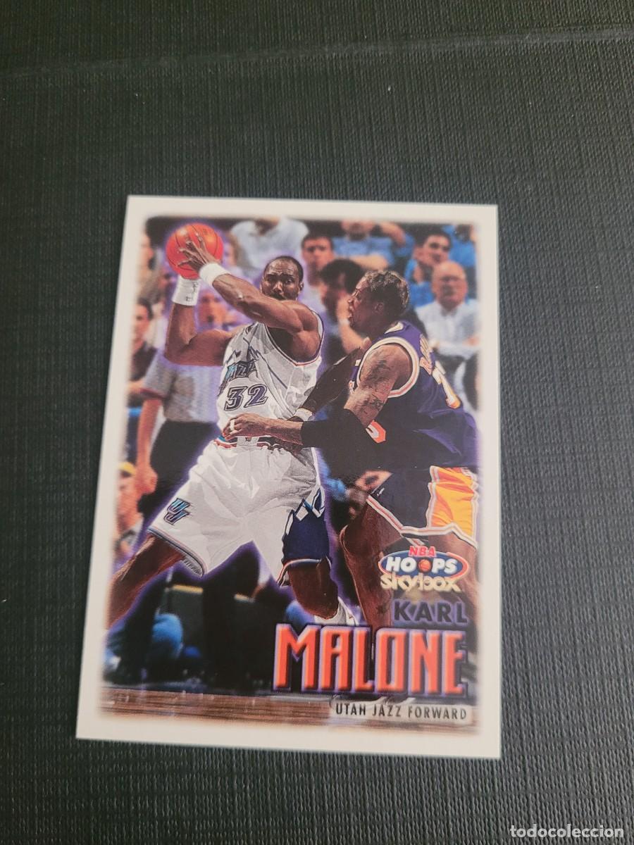 Coleccionismo deportivo: 1999 DENNIS RODMAN CAMEO KARL MALONE CARD NBA HOOPS SKYBOX # 99 ANGELES LAKERS DETROIT PISTONS