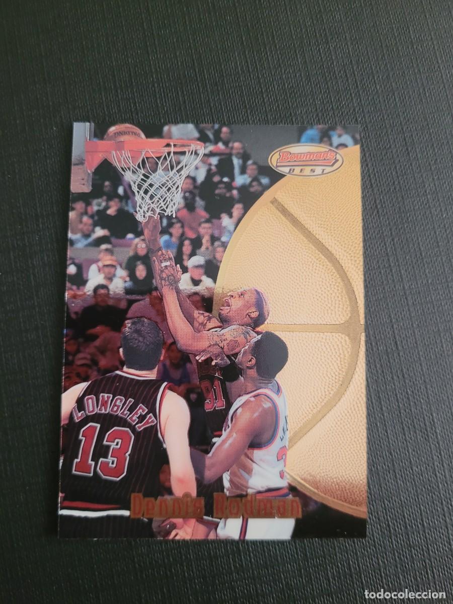 Coleccionismo deportivo: 1998 DENNIS RODMAN CARD NBA BOWMAN # 56 CHICAGO BULLS DETROIT PISTONS ANGELES LAKERS