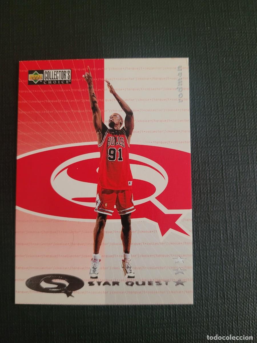 Coleccionismo deportivo: 1997 DENNIS RODMAN CARD NBA UPPER DECK # SQ66 CHICAGO BULLS DETROIT PISTONS ANGELES LAKERS