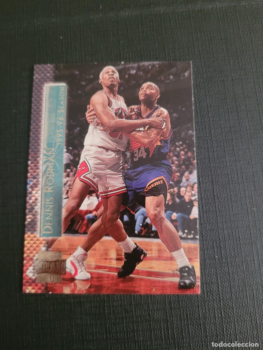 Coleccionismo deportivo: 1996 DENNIS RODMAN CARD NBA TOPPS STADIUM CLUB # SM9 CHICAGO BULLS DETROIT PISTONS ESPA&Ntilde;OL - INGLES