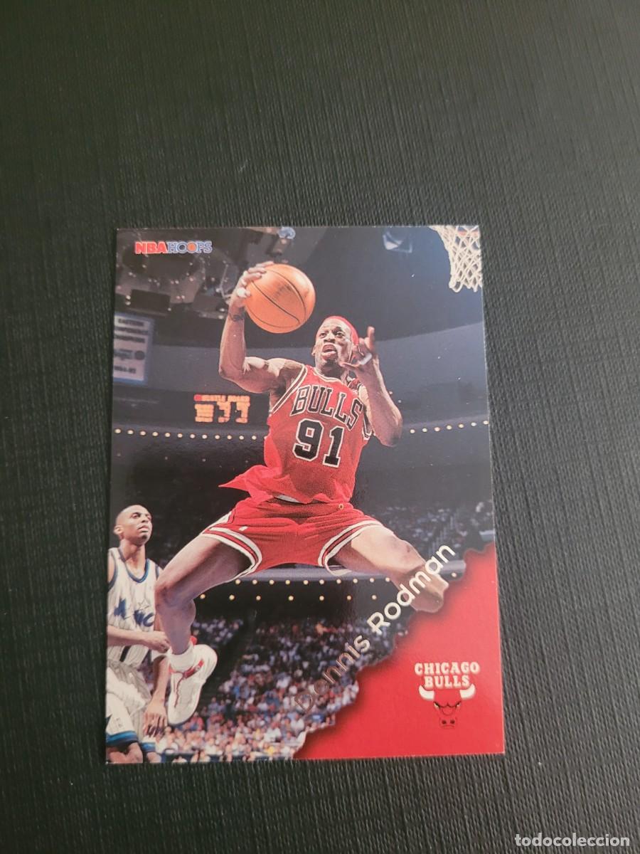 Coleccionismo deportivo: 1996 DENNIS RODMAN CARD NBA HOOPS SKYBOX # 25 CHICAGO BULLS DETROIT PISTONS