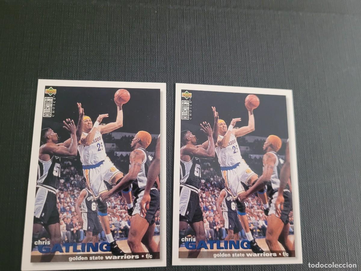 Coleccionismo deportivo: 1995 DENNIS RODMAN CARD CAMEO CHRIS GATLING NBA UPPER DECK # 50 SPURS LAKERS PISTONS BULLS