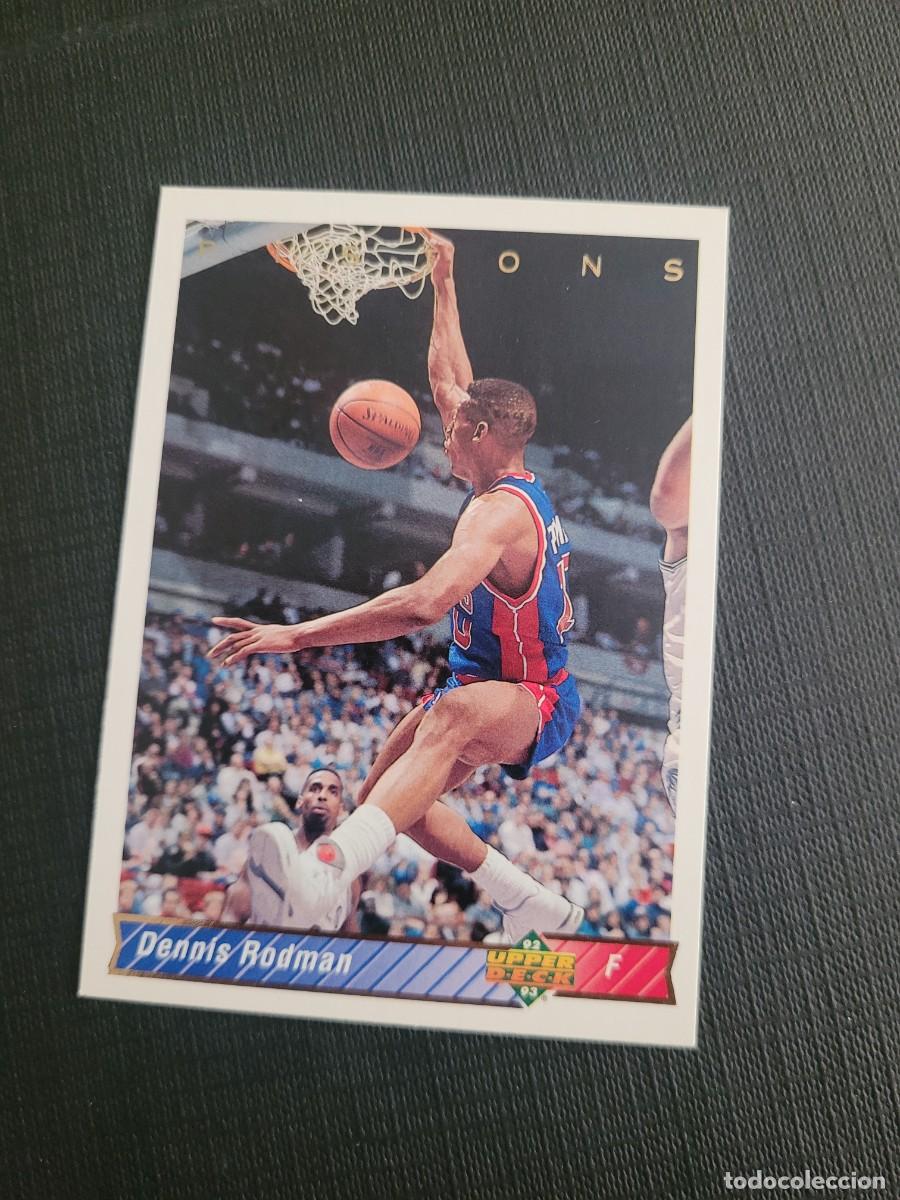 Coleccionismo deportivo: 1992 DENNIS RODMAN CARD NBA UPPER DECK 242 DETROIT PISTONS SPURS LAKERS BULLS