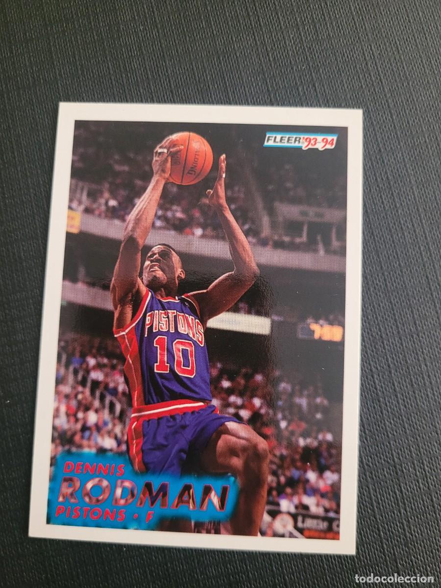 Coleccionismo deportivo: 1993 DENNIS RODMAN CARD NBA FLEER # 64 PISTONS LAKERS BULLS SPURS