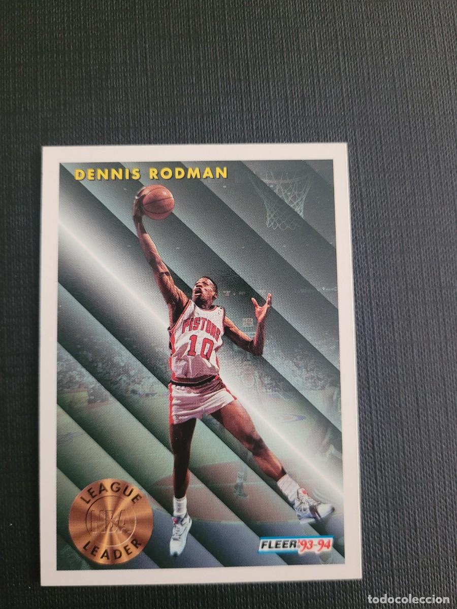 Coleccionismo deportivo: 1993 DENNIS RODMAN CARD NBA FLEER # 227 DETROIT PISTONS LAKERS PISTONS SPURS