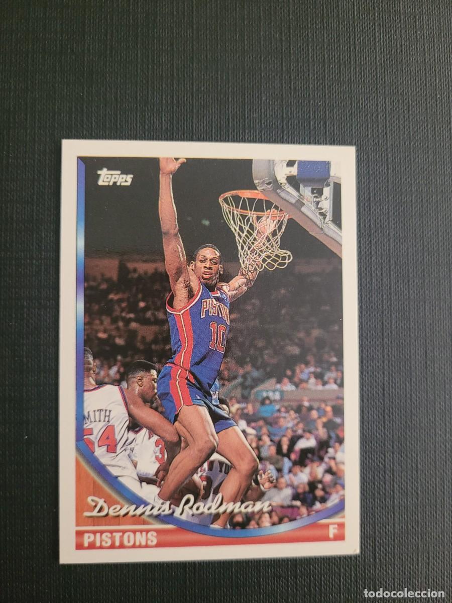 Coleccionismo deportivo: 1993 DENNIS RODMAN CARD NBA TOPPS # 77 DETROIT PISTONS BULLS LAKERS SPURS