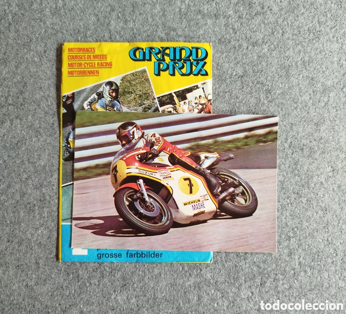 Coleccionismo deportivo: 1976 BARRY SHEENE POSTAL CROMO TARJETA CARD FHER FKS MOTOCICLISMO SUZUKI YAMAHA AGUSTA MOTORCYCLING