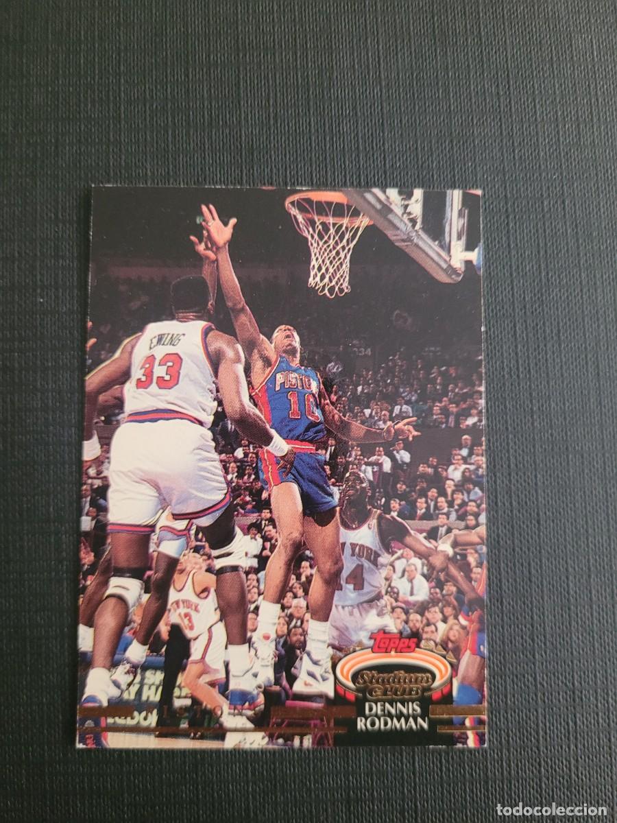 Coleccionismo deportivo: 1993 DENNIS RODMAN CARD NBA TOPPS STADIUM CLUB # 314 DETROIT PISTONS LAKERS SPURS BULLS