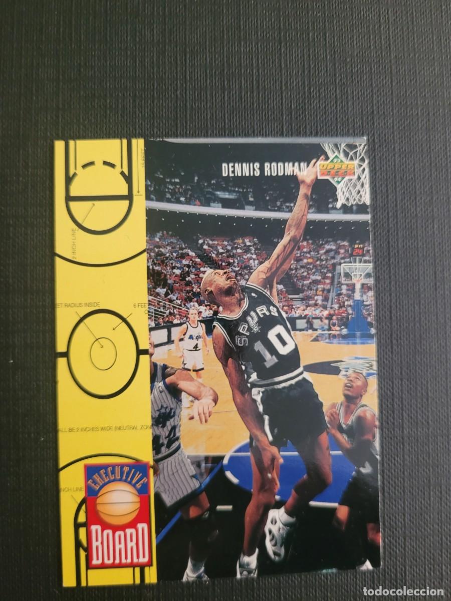 Coleccionismo deportivo: 1993 DENNIS RODMAN CARD NBA UPPER DECK # 421 SAN ANTONIO SPURS BULLS LAKERS PISTONS