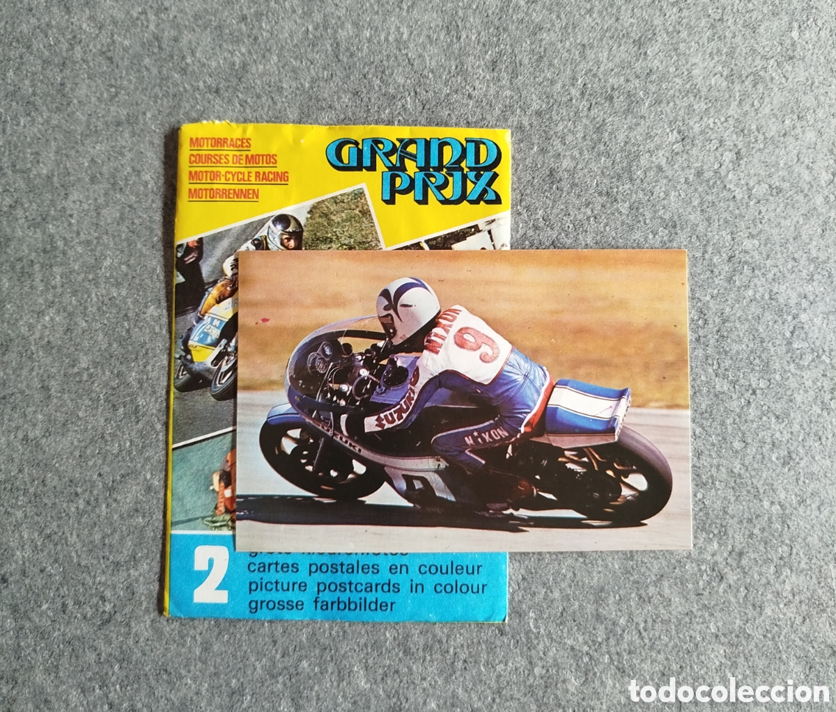 Coleccionismo deportivo: 1976 GARY NIXON POSTAL CROMO TARJETA CARD FHER FKS MOTOCICLISMO SUZUKI YAMAHA AGUSTA MOTORCYCLING