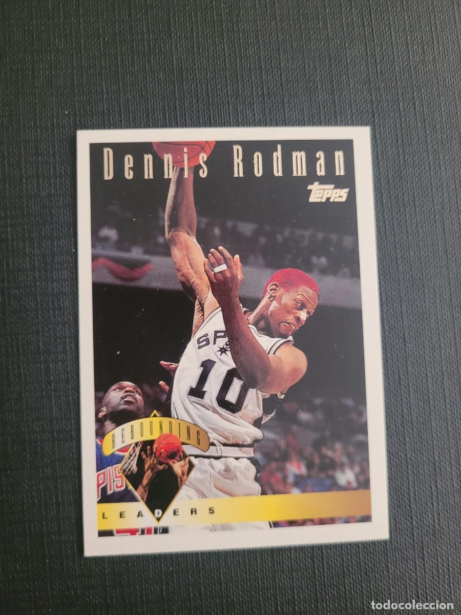 Coleccionismo deportivo: 1995 DENNIS RODMAN CARD NBA TOPPS # 11 SAN ANTONIO SPURS LAKERS BULLS PISTONS