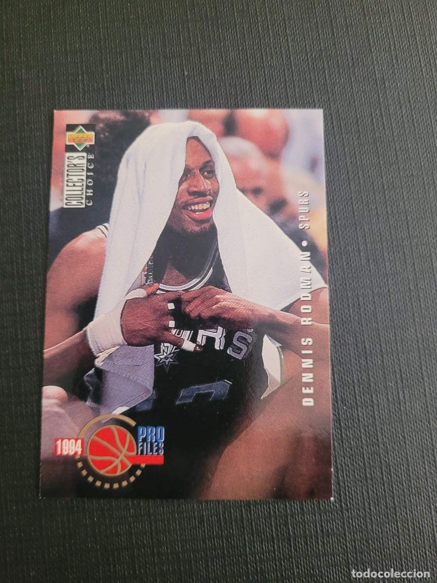 Coleccionismo deportivo: 1994 DENNIS RODMAN CARD NBA UPPER DECK # 202 SAN ANTONIO SPURS BULLS LAKERS PISTONS
