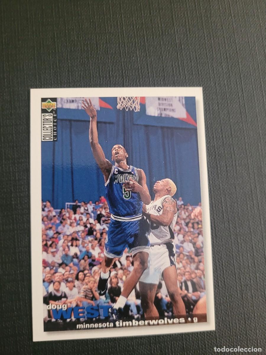 Coleccionismo deportivo: 1995 DENNIS RODMAN CAMEO DOUG WEST CARD NBA UPPER DECK # 93 SAN ANTONIO SPURS LASKERS PISTONS BULLS