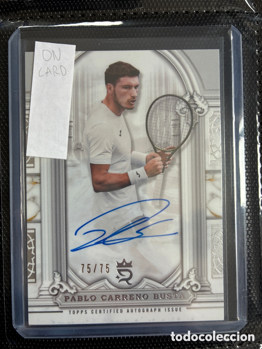 Coleccionismo deportivo: Pablo Carre&ntilde;o On card aiuto Topps Royalty
