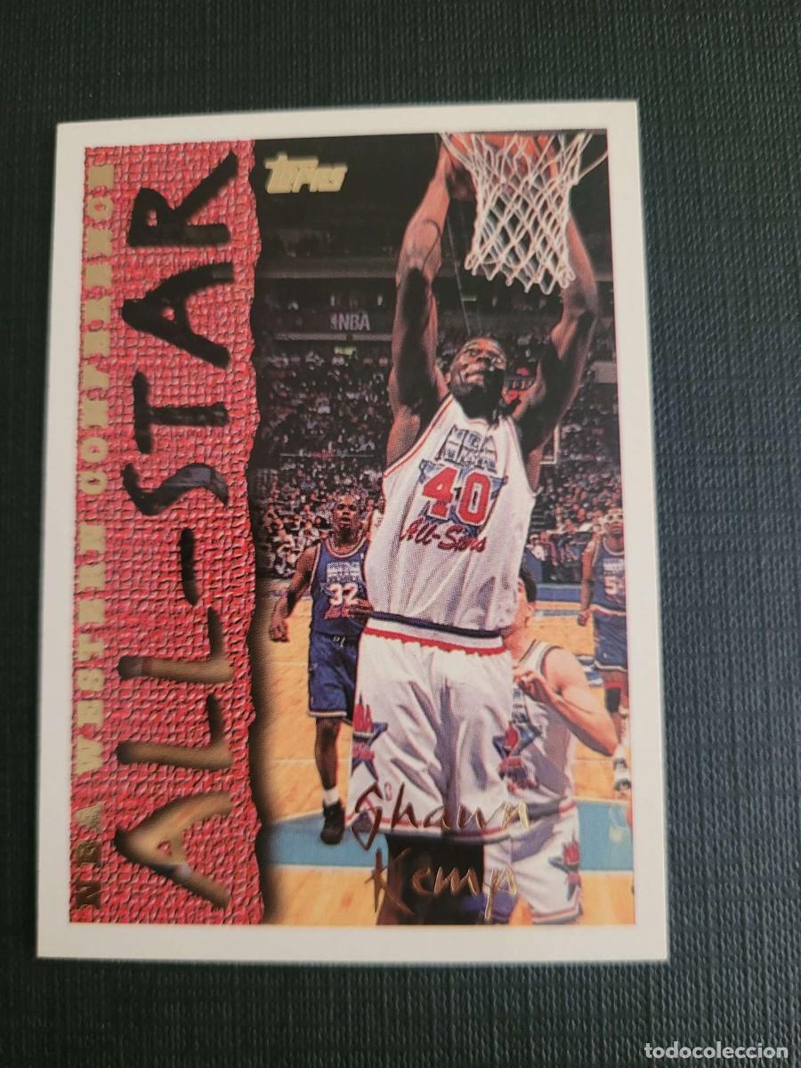 Coleccionismo deportivo: 1994 SHAWN KEMP CARD NBA ALL STAR TOPPS # 186 SEATTLE SUPERSONICS CLEVELAND CAVALIERS
