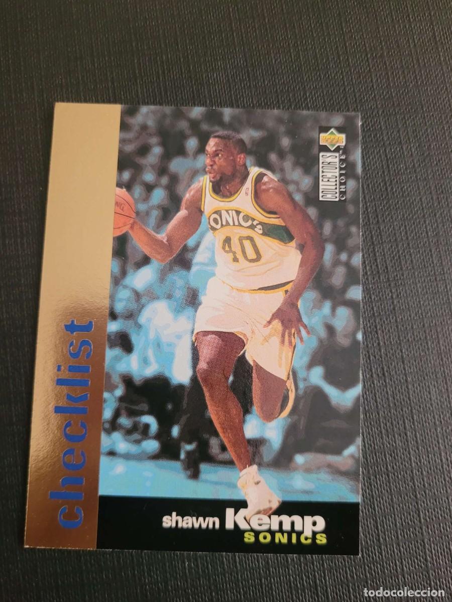 Coleccionismo deportivo: 1996 SHAWN KEMP CARD NBA UPPER DECK 199 SEATTLE SUPERSONICS CLEVELAND CAVALIERS ALEMAN