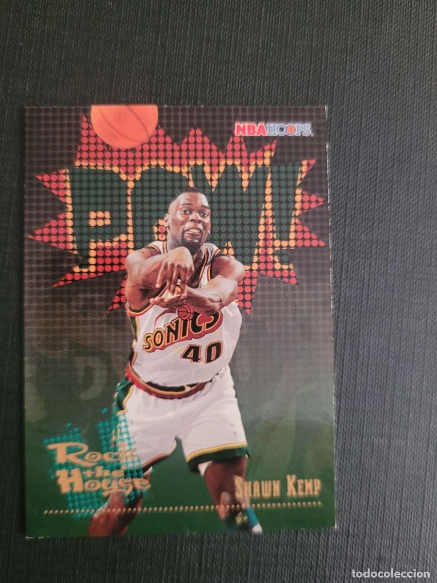 Coleccionismo deportivo: 1996 SHAWN KEMP CARD NBA HOOPS SKYBOX # 3856 SEATTLE SUPERSONICS CLEVELAND CAVALIERS
