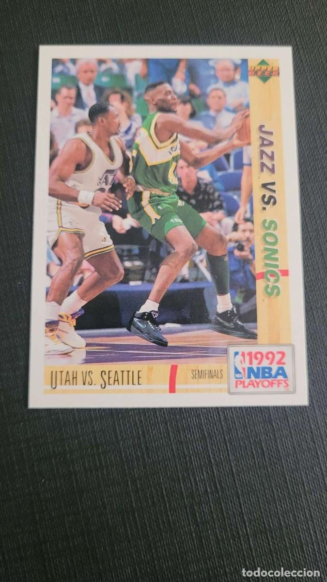 Coleccionismo deportivo: 1992 SHAWN KEMP CARD NBA UPPER DECK 169 ESPA&Ntilde;OL SEATTLE SUPERSONICS CLEVELAND CAVALIERS