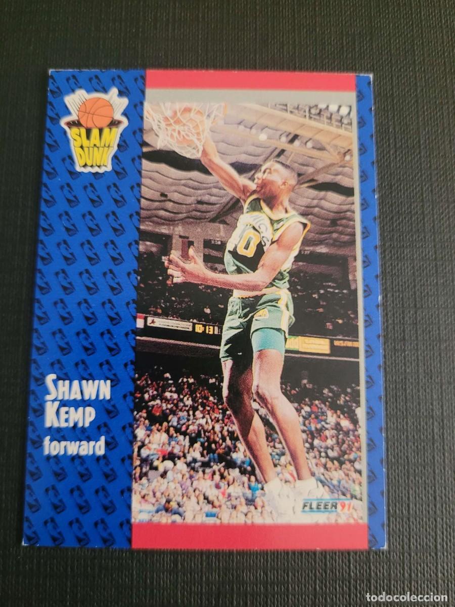 Coleccionismo deportivo: 1991 SHAWN KEMP CARD NBA FLEER # 231 SEATTLE SUPERSONICS CLEVELAND CAVALIERS