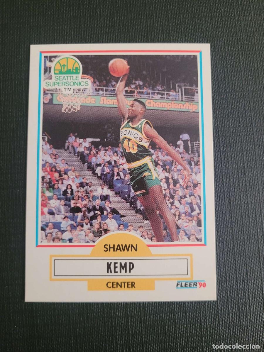 Coleccionismo deportivo: 1990 SHAWN KEMP CARD NBA FLEER # 178 SEATTLE SUPERSONICS CLEVELAND CAVALIERS
