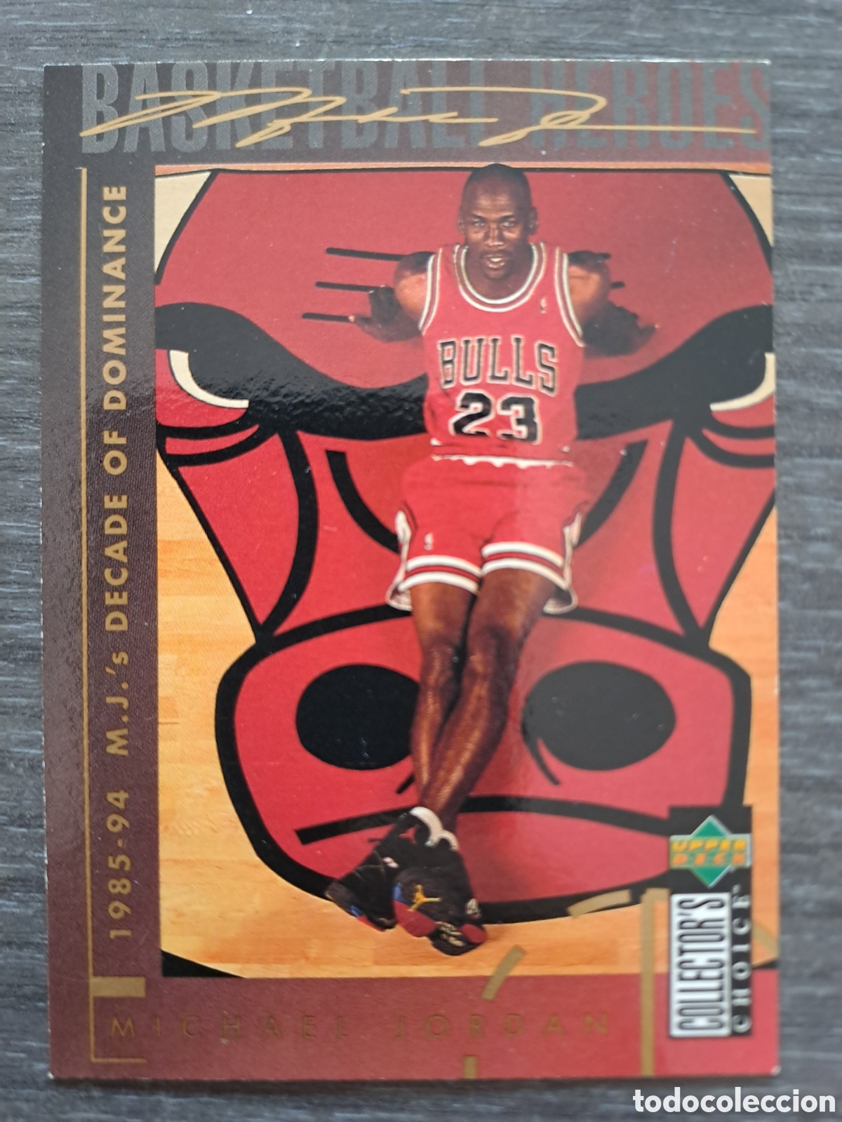 Coleccionismo deportivo: MICHAEL JORDAN #218 &ndash; COLLECTOR&rsquo;S CHOICE 94-95 Cromo de Michael Jordan correspondiente a la colecci
