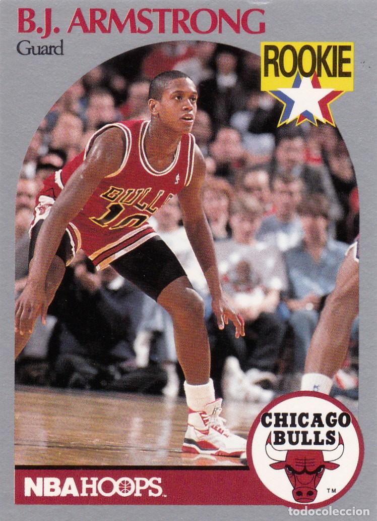 Collectionnisme sportif: NBA HOOP 1990 N&ordm; 60 - ROOKIE - B.J. ARMSTRONG (A-21)