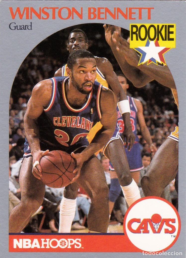 Collectionnisme sportif: NBA HOOP 1990 N&ordm; 70 - ROOKIE - WINSTON BENNETT (A-21)