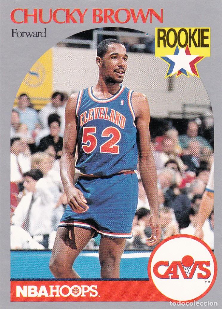 Collectionnisme sportif: NBA HOOP 1990 N&ordm; 71 - ROOKIE - CHUCKY BROWN (A-21)
