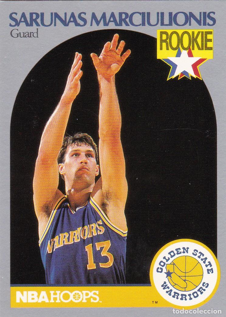 Collectionnisme sportif: NBA HOOP 1990 N&ordm; 115 - ROOKIE - SARUNAS MARCIULIONIS (A-21)