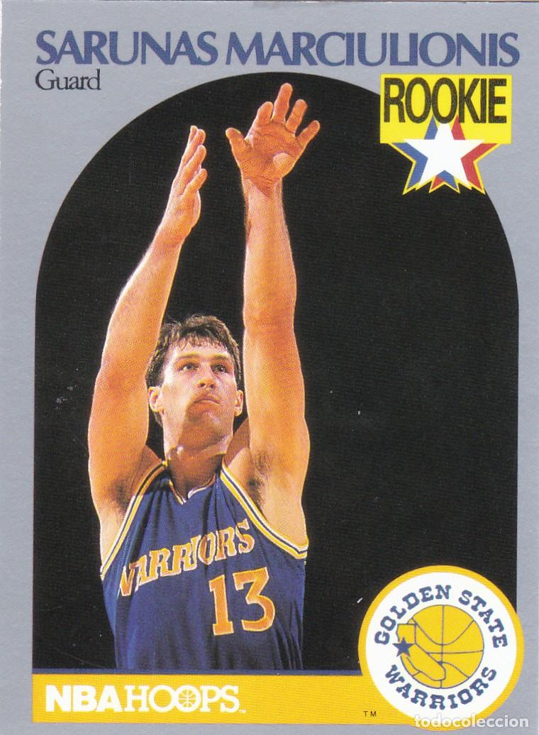 Collectionnisme sportif: NBA HOOP 1990 N&ordm; 115 - ROOKIE - SARUNAS MARCIULIONIS (A-21)