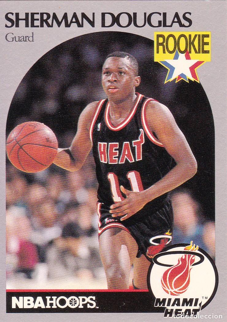 Collectionnisme sportif: NBA HOOP 1990 N&ordm; 164 - ROOKIE - SHERMAN DOUGLAS (A-21)