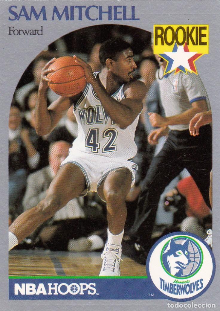 Collectionnisme sportif: NBA HOOP 1990 N&ordm; 188 - ROOKIE - SAM MITCHELL (A-21)