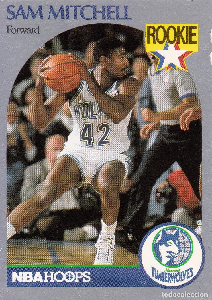 Collectionnisme sportif: NBA HOOP 1990 N&ordm; 188 - ROOKIE - SAM MITCHELL (A-21)