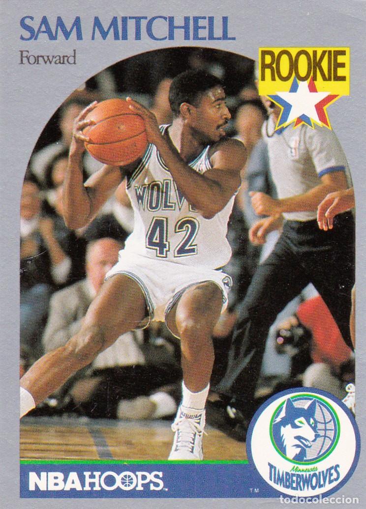 Collectionnisme sportif: NBA HOOP 1990 N&ordm; 188 - ROOKIE - SAM MITCHELL (A-21)