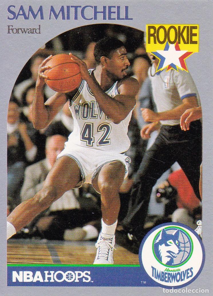 Collectionnisme sportif: NBA HOOP 1990 N&ordm; 188 - ROOKIE - SAM MITCHELL (A-21)