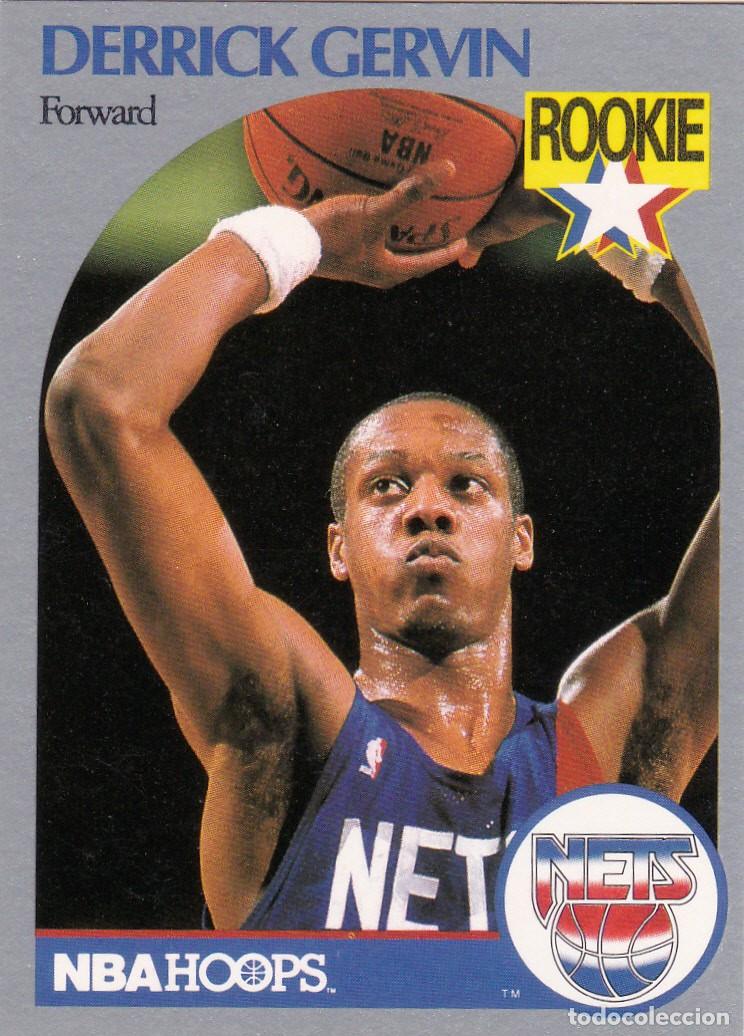 Collectionnisme sportif: NBA HOOP 1990 N&ordm; 196 - ROOKIE - DERRICK GERVIN (A-21)