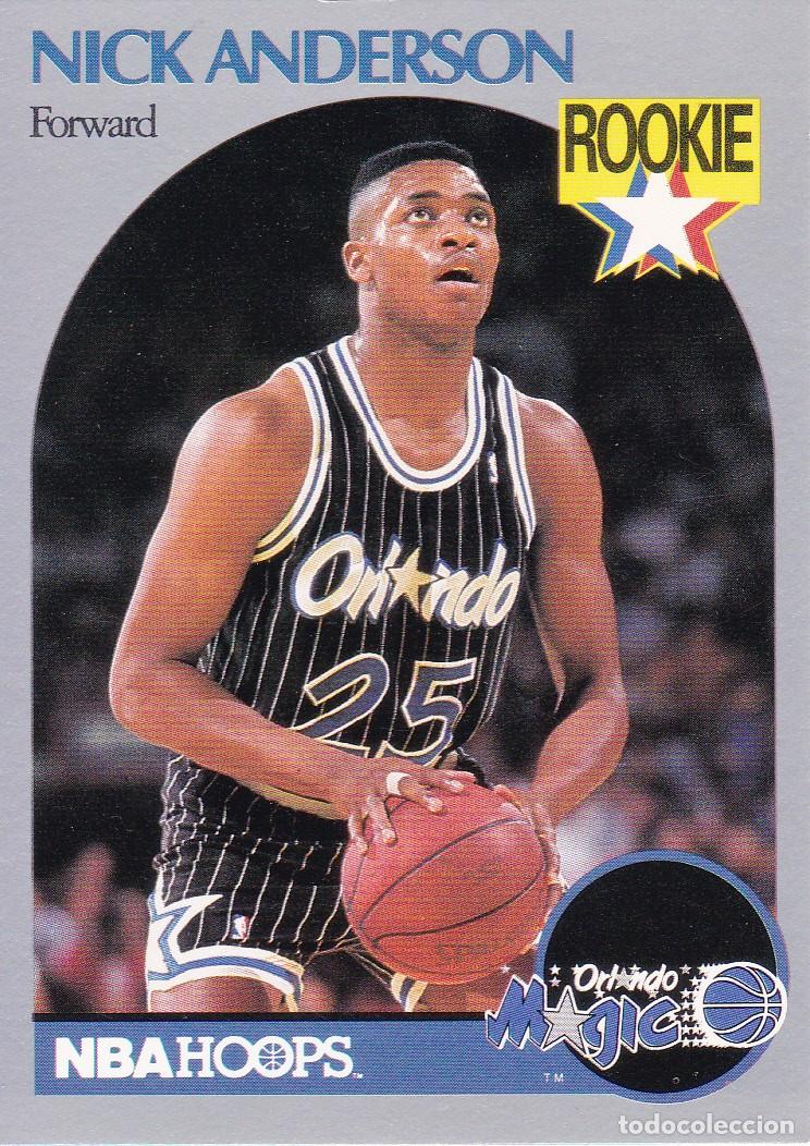 Collectionnisme sportif: NBA HOOP 1990 N&ordm; 214 - ROOKIE - NICK ANDERSON (A-21)