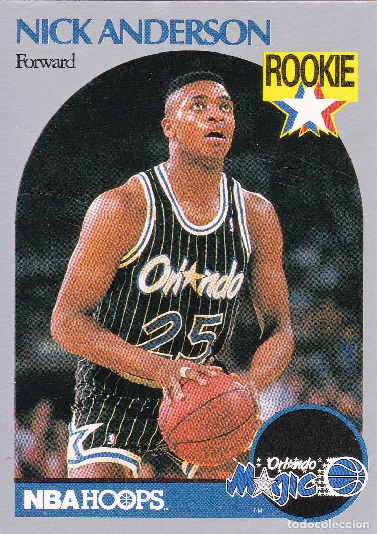 Collectionnisme sportif: NBA HOOP 1990 N&ordm; 214 - ROOKIE - NICK ANDERSON (A-21)
