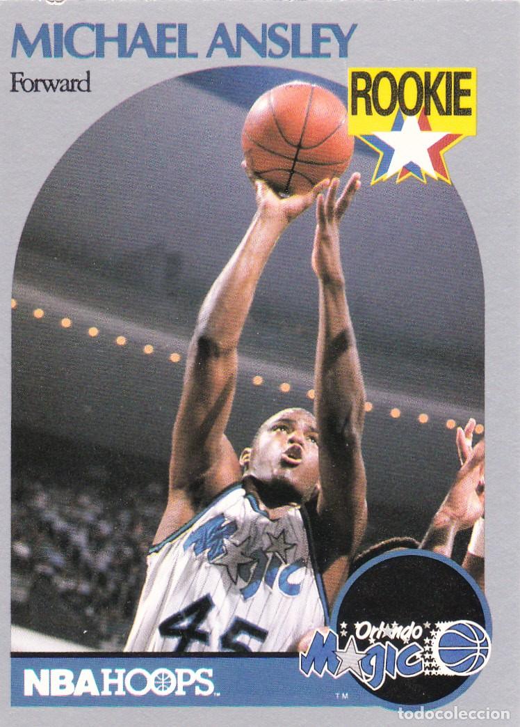 Collectionnisme sportif: NBA HOOP 1990 N&ordm; 215 - ROOKIE - MICHAEL ANSLEY (A-21)