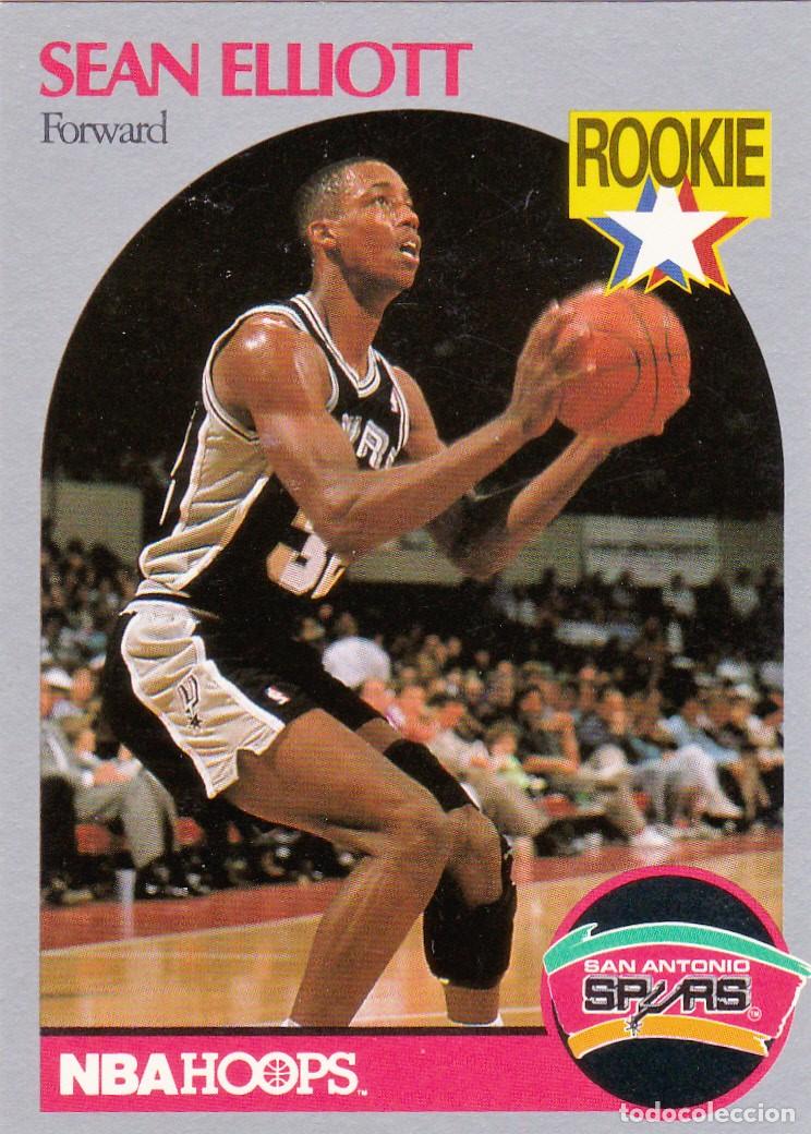 Collectionnisme sportif: NBA HOOP 1990 N&ordm; 267 - ROOKIE - SEAN ELLIOTT (A-21)