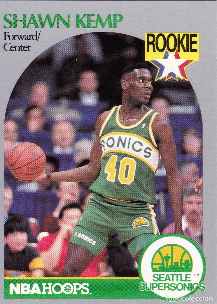 Collectionnisme sportif: NBA HOOP 1990 N&ordm; 279 - ROOKIE - SHAWN KEMP (A-21)
