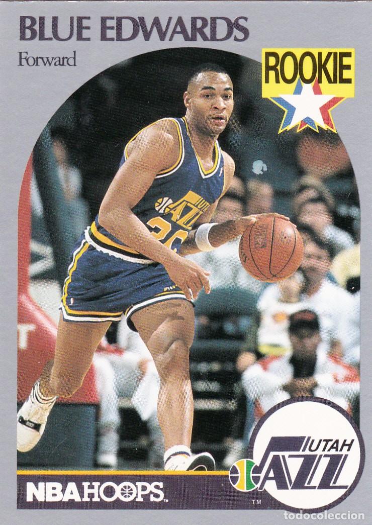 Collectionnisme sportif: NBA HOOP 1990 N&ordm; 288 - ROOKIE - BLUE EDWARDS (A-21)
