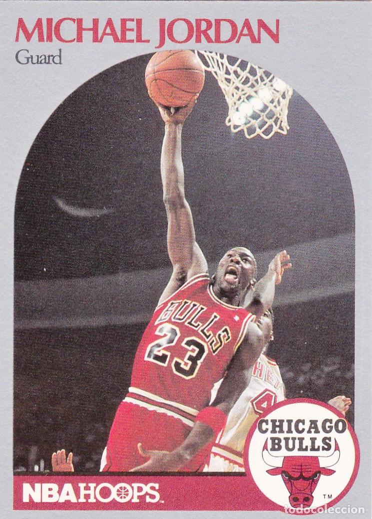 Coleccionismo deportivo: NBA HOOP 1990 N&ordm; 65 - MICHAEL JORDAN (A-21)